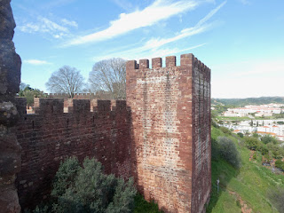 Dans château fort médiéval Silves