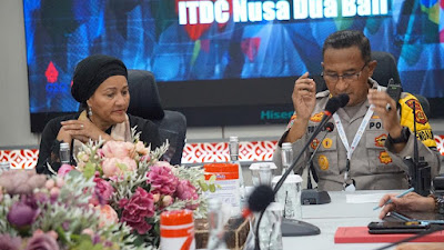 Polri Paparkan Pengamanan & Penanganan Bencana 91 Command Center Bali ke Deputi Sekjen PBB