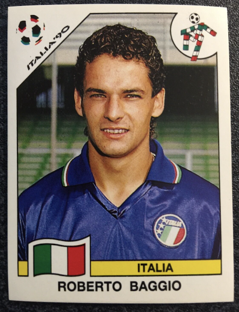 baggio figurina panini italia 90