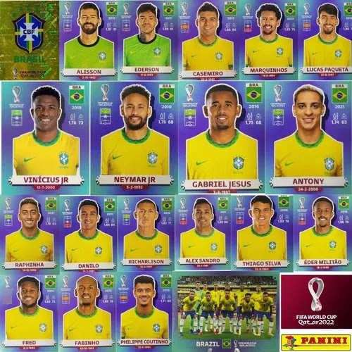 Álbum de figurinhas só tem um jogador da Seleção Brasileira que não foi  convocado para a Copa; veja quem é