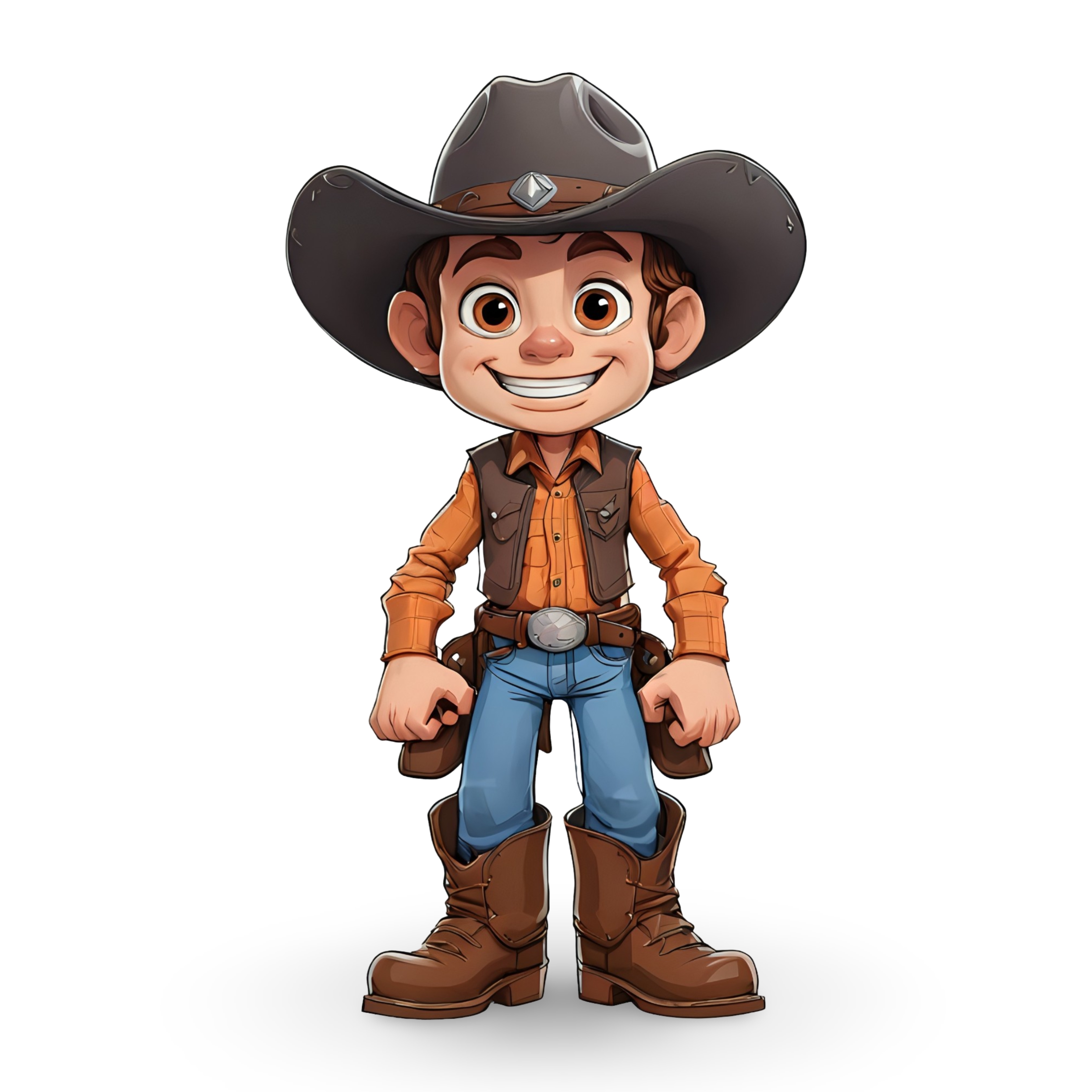 Cowboy cartoon character