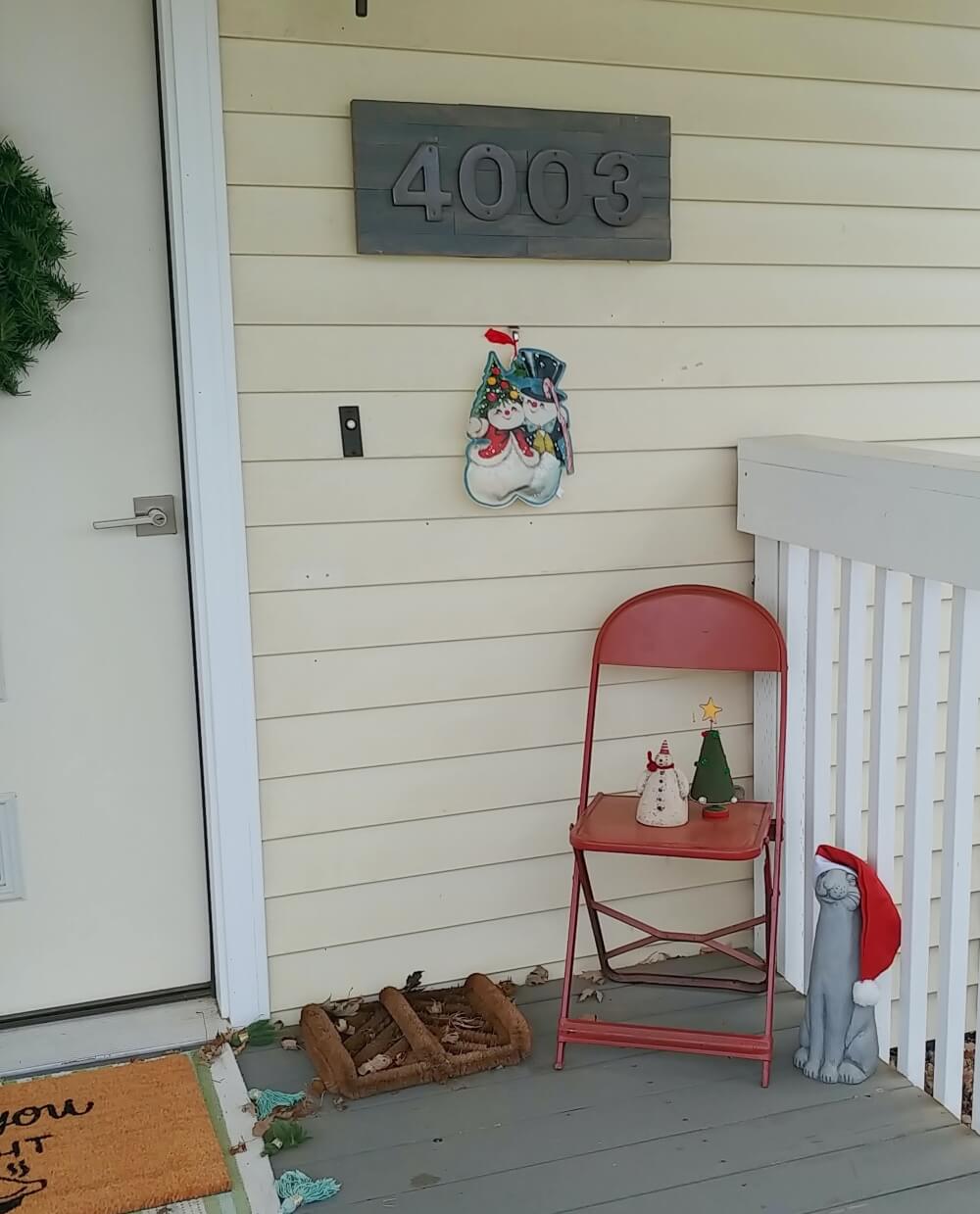 Merry Christmas Porch Decor