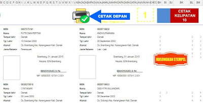 Aplikasi Cetak NISN Siswa Untuk Jenjang SD,SMP,SMA Dan Sederajat Terbaru 2016/2017