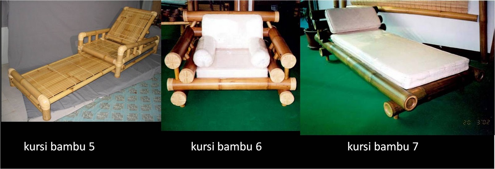 Taman Bambu Nusantara Aneka Model Furnitur Dari Bambu