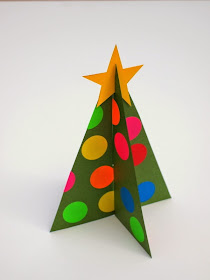 paper Christmas trees with printable