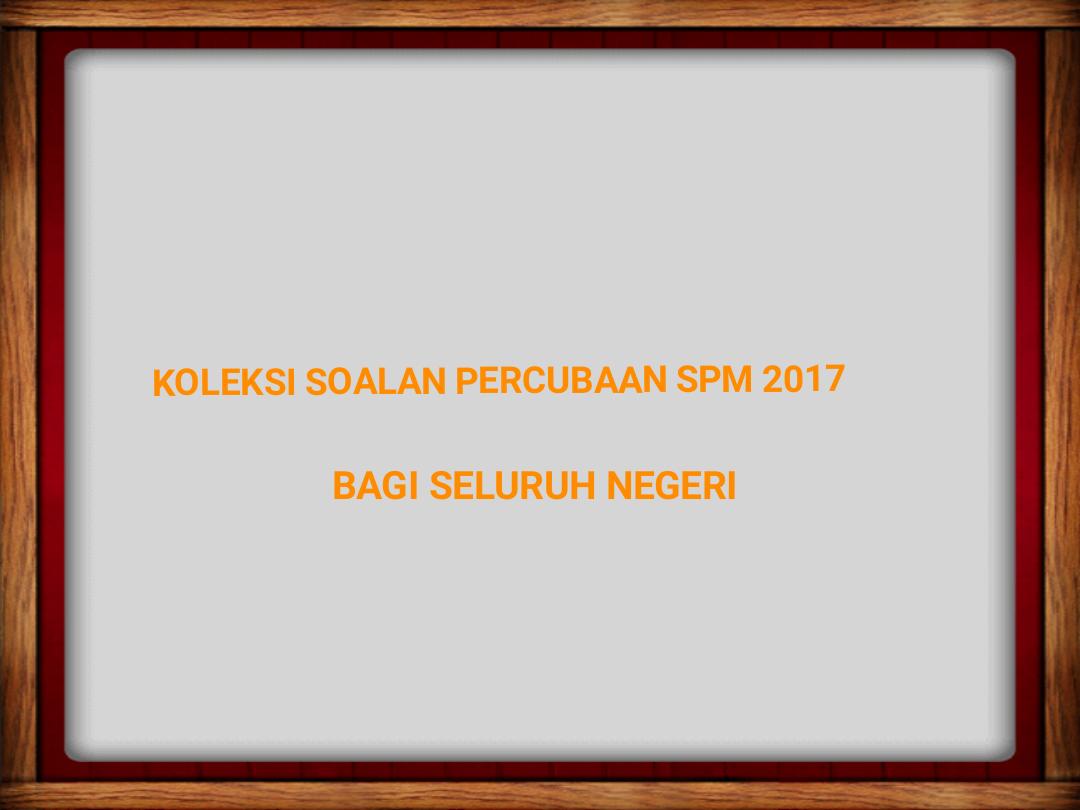 Contoh Kertas Soalan Muet - Selangor q