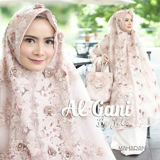 Mukena Maharani by Algani pink