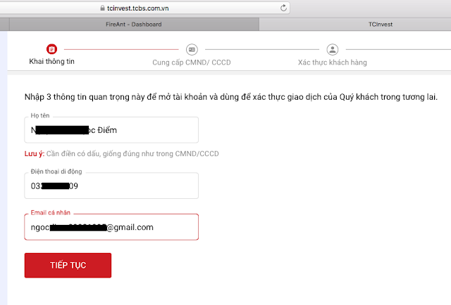 Dang ky tai khoan chung khoan Techcombank
