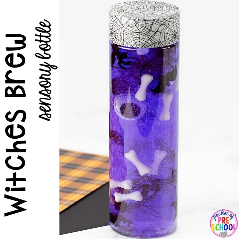 witches brew sensory bottle