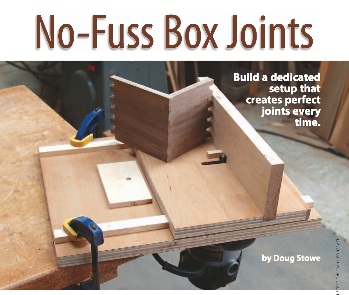 My dedicated finger-joint jig in this month's American Woodworker