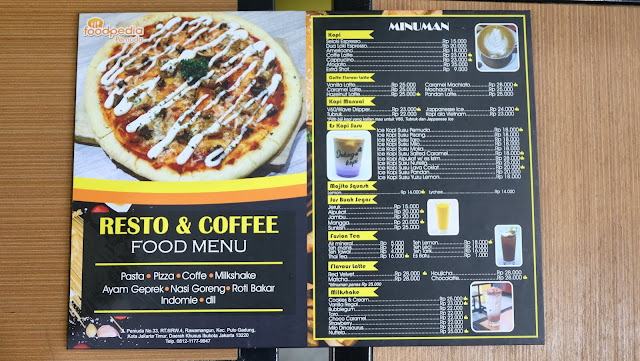 Menu Foodpedia Pemuda Kuliner Jakarta