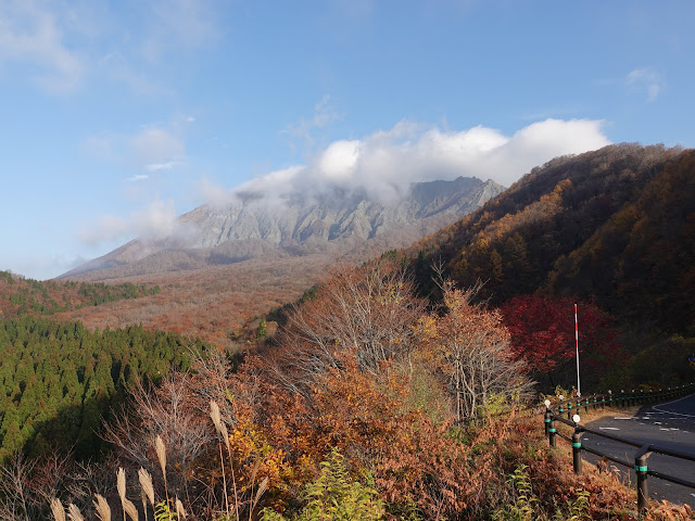 鳥取県道45号倉吉江府溝口線（大山環状道路）鍵掛峠(大山展望台)