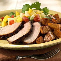 Caribbean Pork with Sweet Potatoes