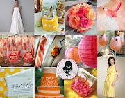 Pink & Yellow (pink orange yellow wedding board)