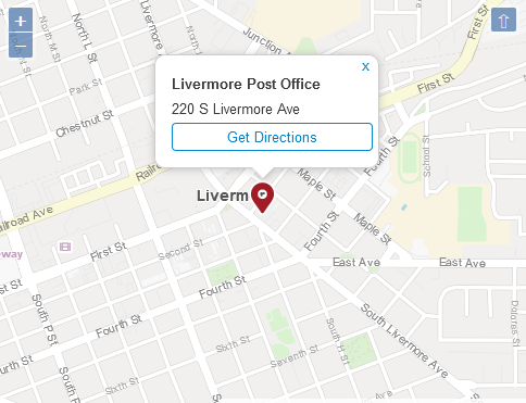 Post Office Livermore Alameda