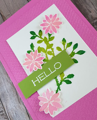 Rock-n-Roll technique Vine Design stampin up watercolour spriter