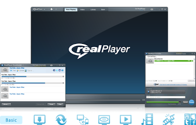 برنامج ريل بلاير Real Player مشغل الصوتيات والمرئيات