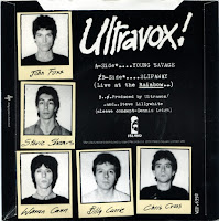Ultravox! - Young Savage, Island records, c.1977