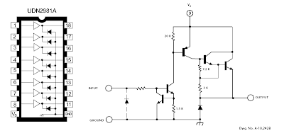 UDN2981 : 8 channels high current source