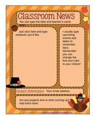 http://www.teacherspayteachers.com/Product/Fall-FREEBIE-Editable-Newsletter-to-test-out-in-your-classroom-985151