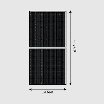 SHARK Bi-Facial Solar Panel, 440 - 530 Watt, 144 Cells, 9 Bus Bar (pack of 2)