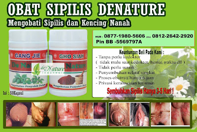 OBAT SIPILIS YANG ALAMI DAN TANPA EFEK SAMPING NEGATIF