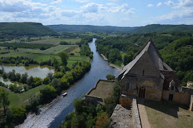 El riu Dordogne des del castell de Beynac