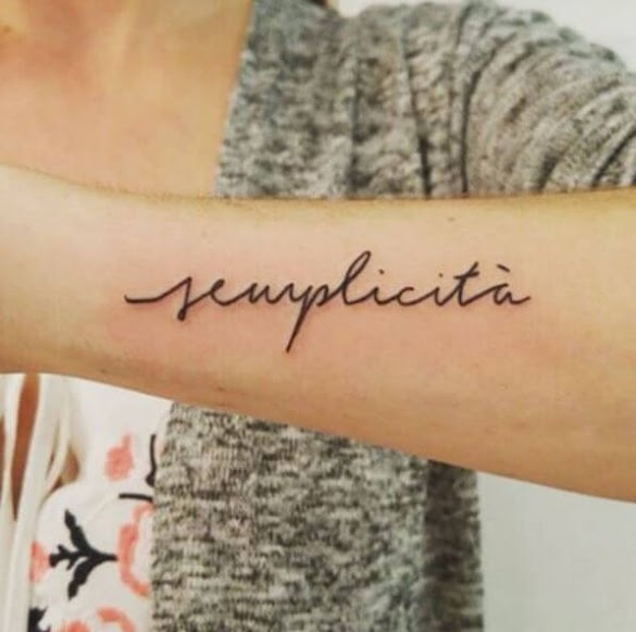 Words Tattoo - Tattoos in Hostels - Searching For Your Zen : Elegant and precise a single word tattoo can hold a world of meaning and significance.