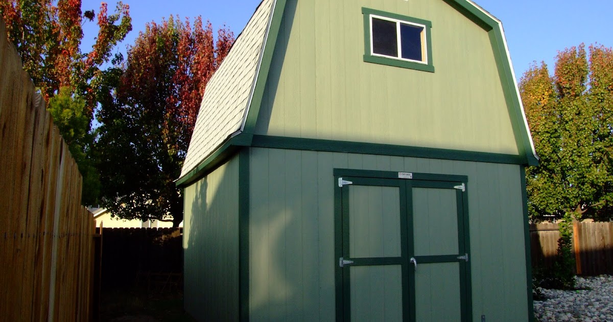 shed talk: pro tall barn with stairs to loft