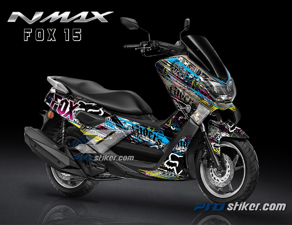 Striping Yamaha Nmax Modifikasi Full Body Stiker Motor Nmax Desain
