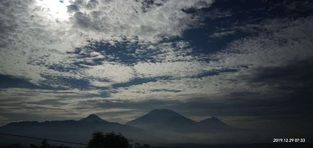 Telomoyo, Andong, Merbabu, Merapi