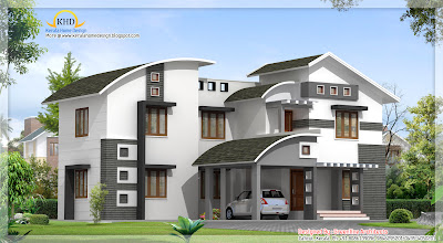 Contemporary Villa design - 265 Sq m (2850 Sq. Ft) - December 2011