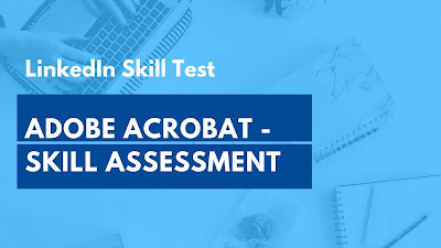 Adobe Acrobat - Skill Assessment