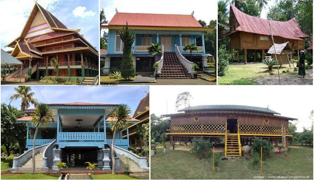  Rumah  Adat  Riau  Yaitu Wolilo