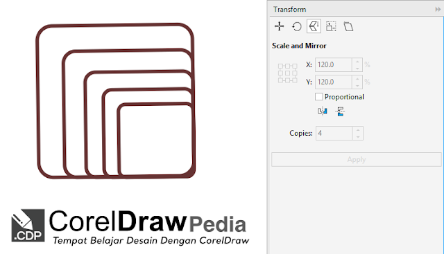 Tutorial Dasar Cara Menggunakan Fitur Transformasi Objek di CorelDraw