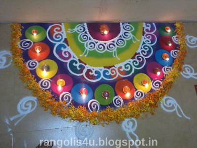 Deep Jyoti Rangolis for Diwali