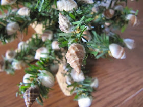 seashell Christmas tree