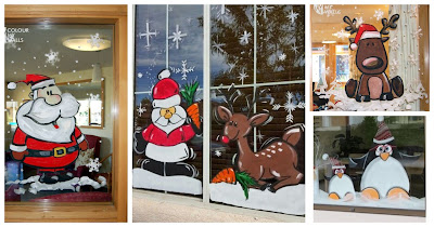 Ideas decorar ventanas-navidad