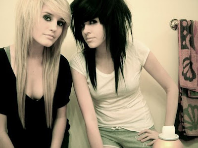 blond emo hairstyle. Emo Hair Color Cute Teen Hair