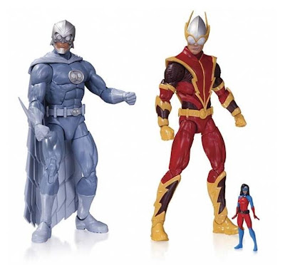 “Forever Evil” Crime Syndicate Action Figures by DC Collectibles - Owlman & Johnny Quick with Atomica