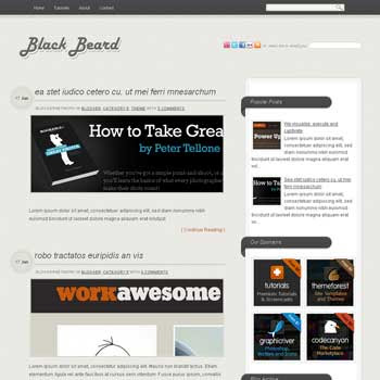 Blackbeard blogger template. minimalist blogger template. convert wordpress to blogger template. 3 column blogger template