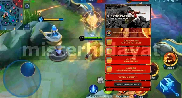 Xeroz Patcher Apk Mobile Legends Terbaru| Unlock Skin, Rank Booster, Dll