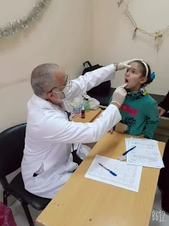 صحة الشرقية: توقيع الكشف الطبي علي أكثر من ١٦٠٠ مريض بالقافلة الطبية العلاجية بقرية بيشة عامر بمنيا القمح