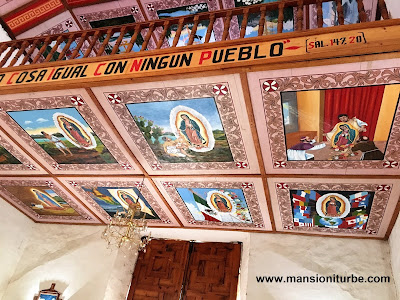 Interior de la Parroquia de San Diego de Alcalá en Quiroga, Michoacán