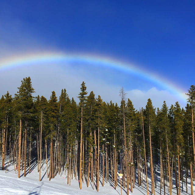 Rainbow over Breckenridge, CO