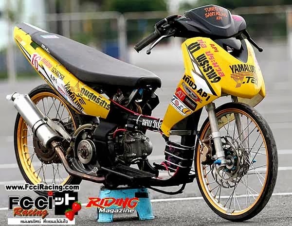  Modifikasi Motor Yamaha Mio Nouvo Drag Race Modifikasi 