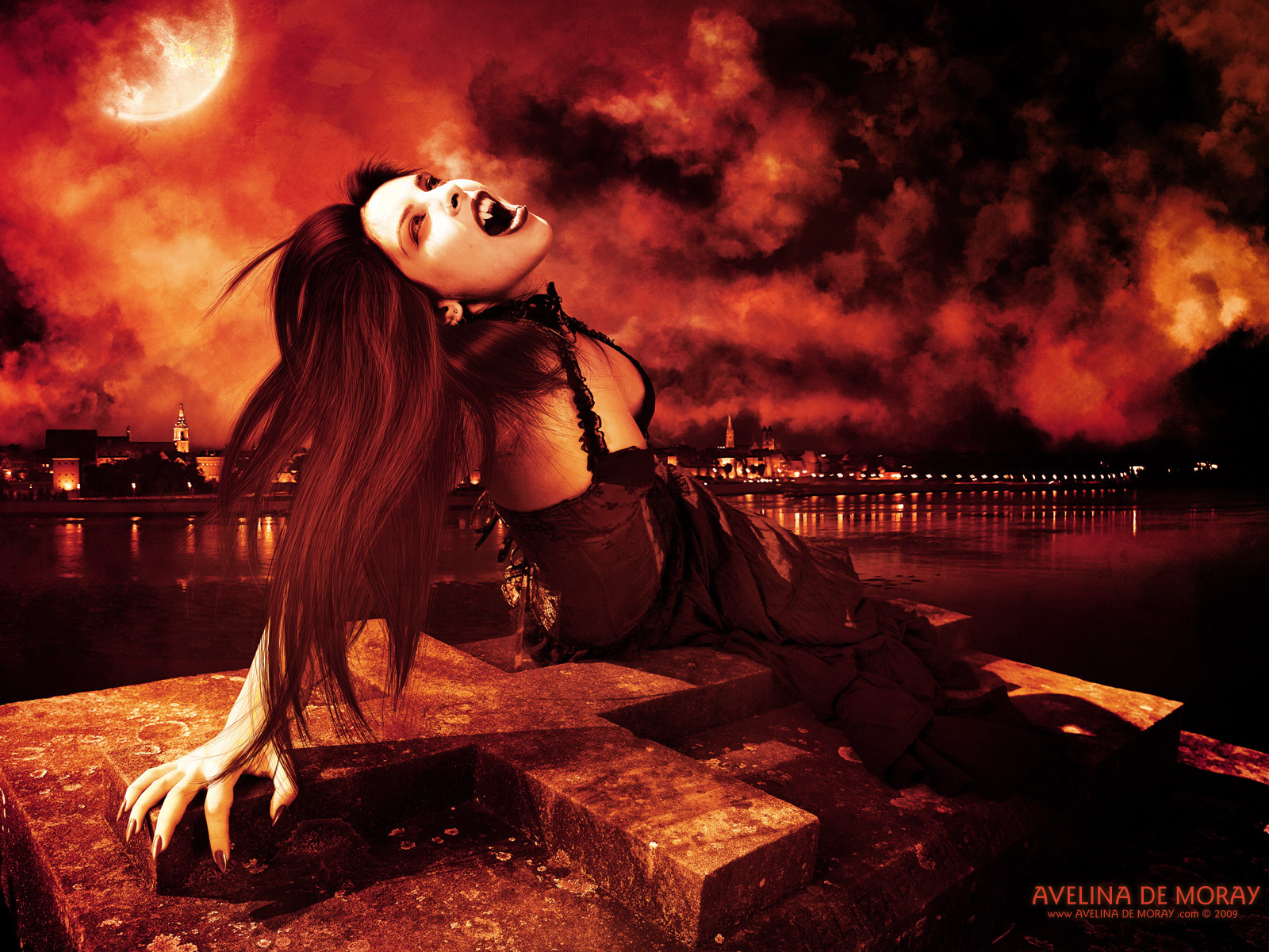 Vampire Wallpaper | Vampire Gothic Wallpapers | Gothic Wallpapers