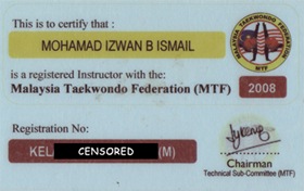 Taekwondo - Instructor