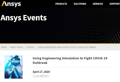 Ansys Webinar series on Using Engineering Simulation to Fight COVID-19