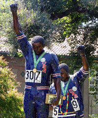 The Smith and Carlos Statue at San José State University